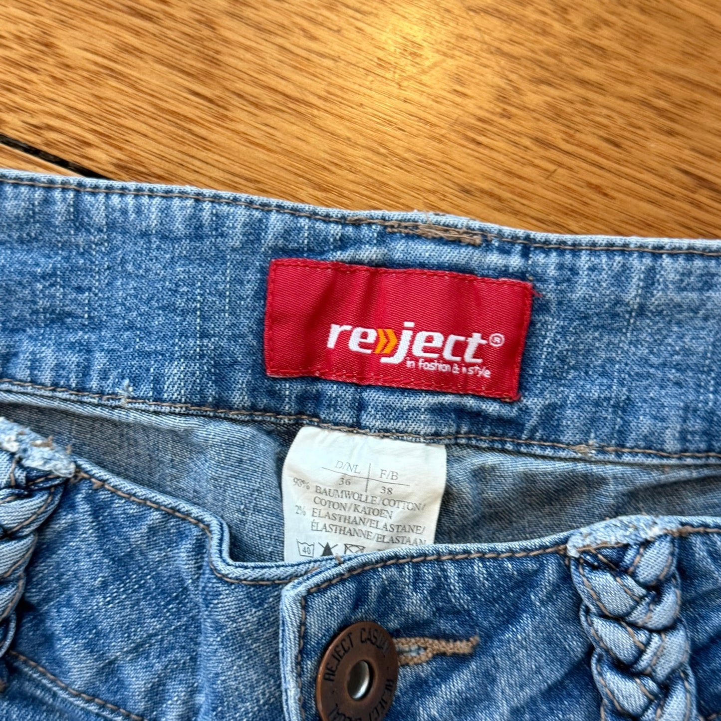 low rise bootcut jeans