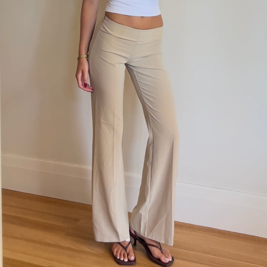 90s cream trousers