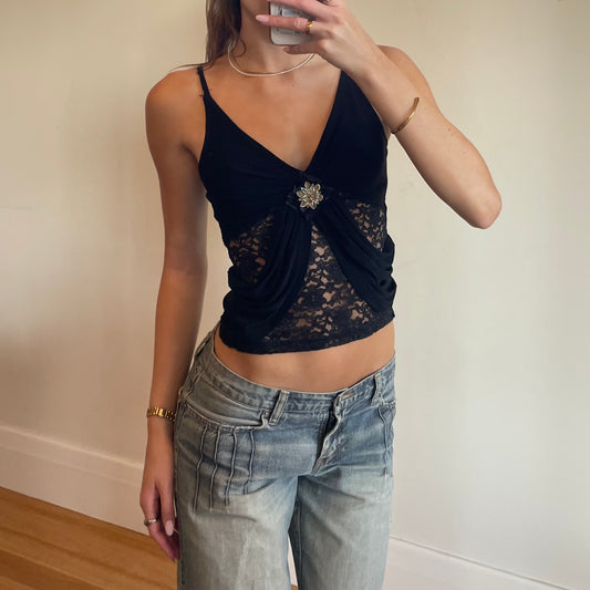 vintage lace cami