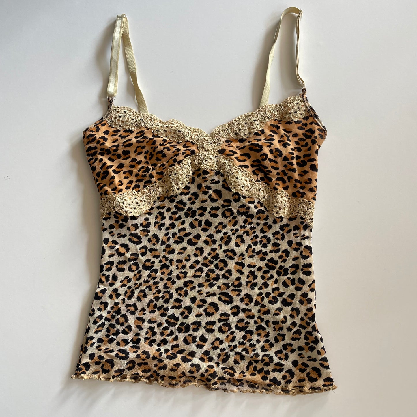 2000s Morgan De Toi cheetah print cami