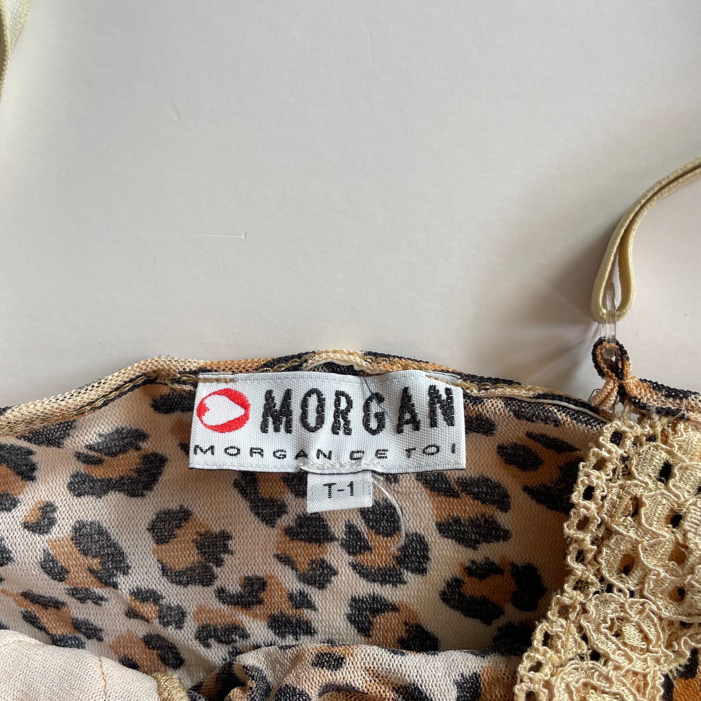 2000s Morgan De Toi cheetah print cami