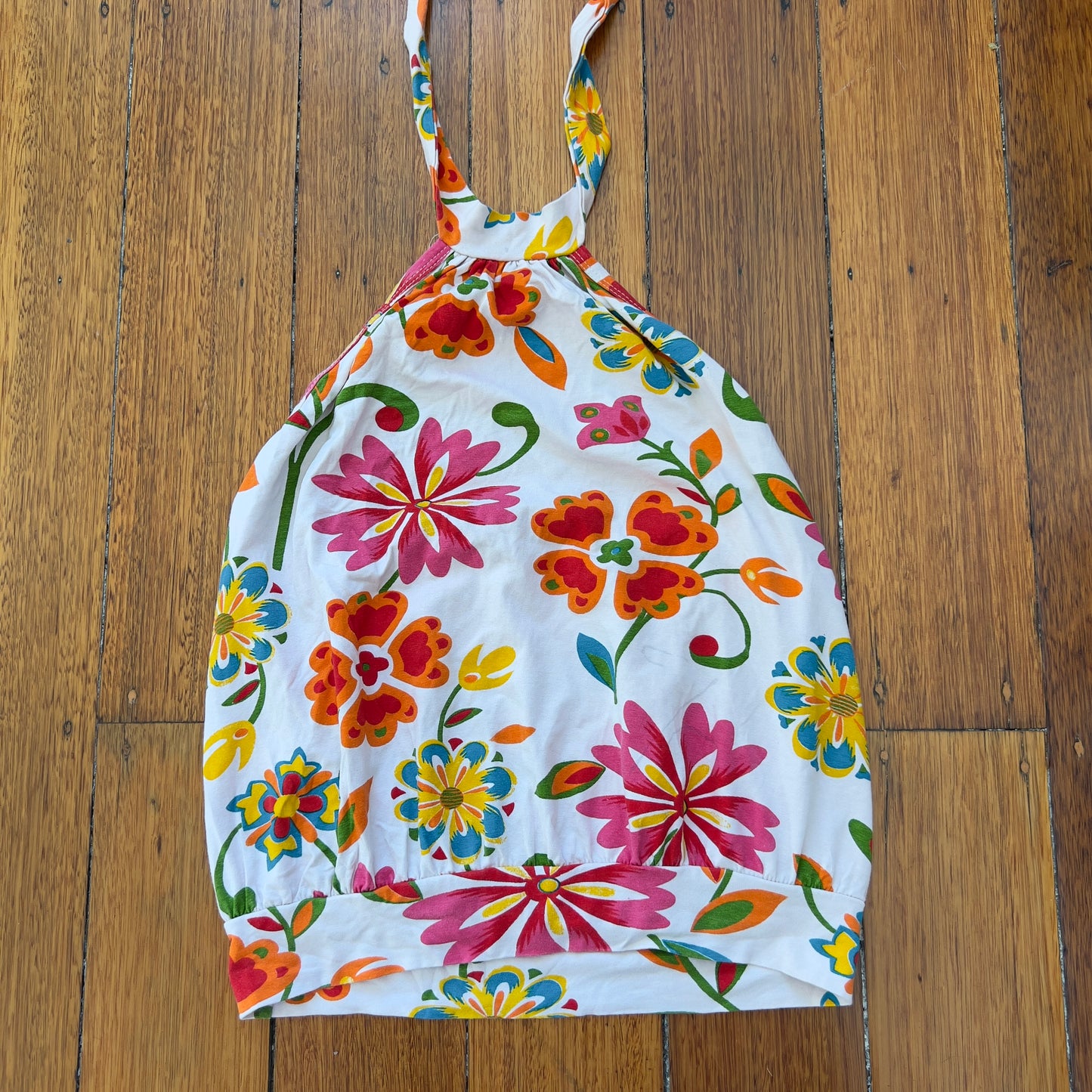 floral halter top
