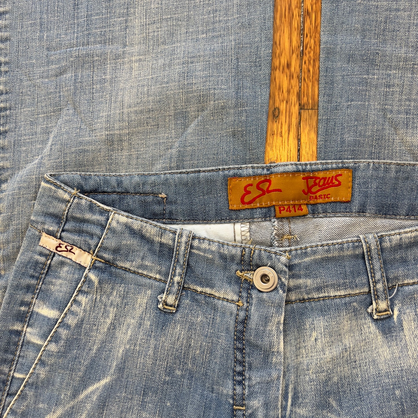 low rise flared jeans