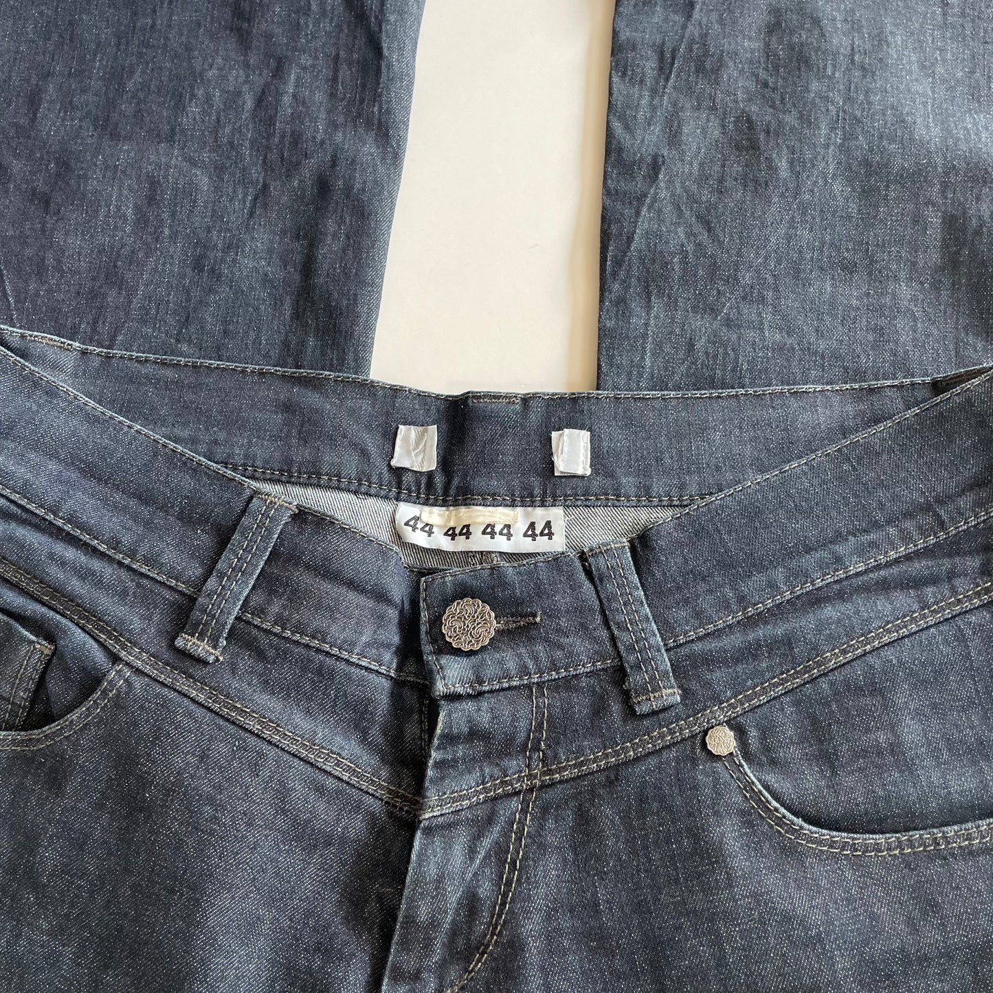 vintage flared denim jeans