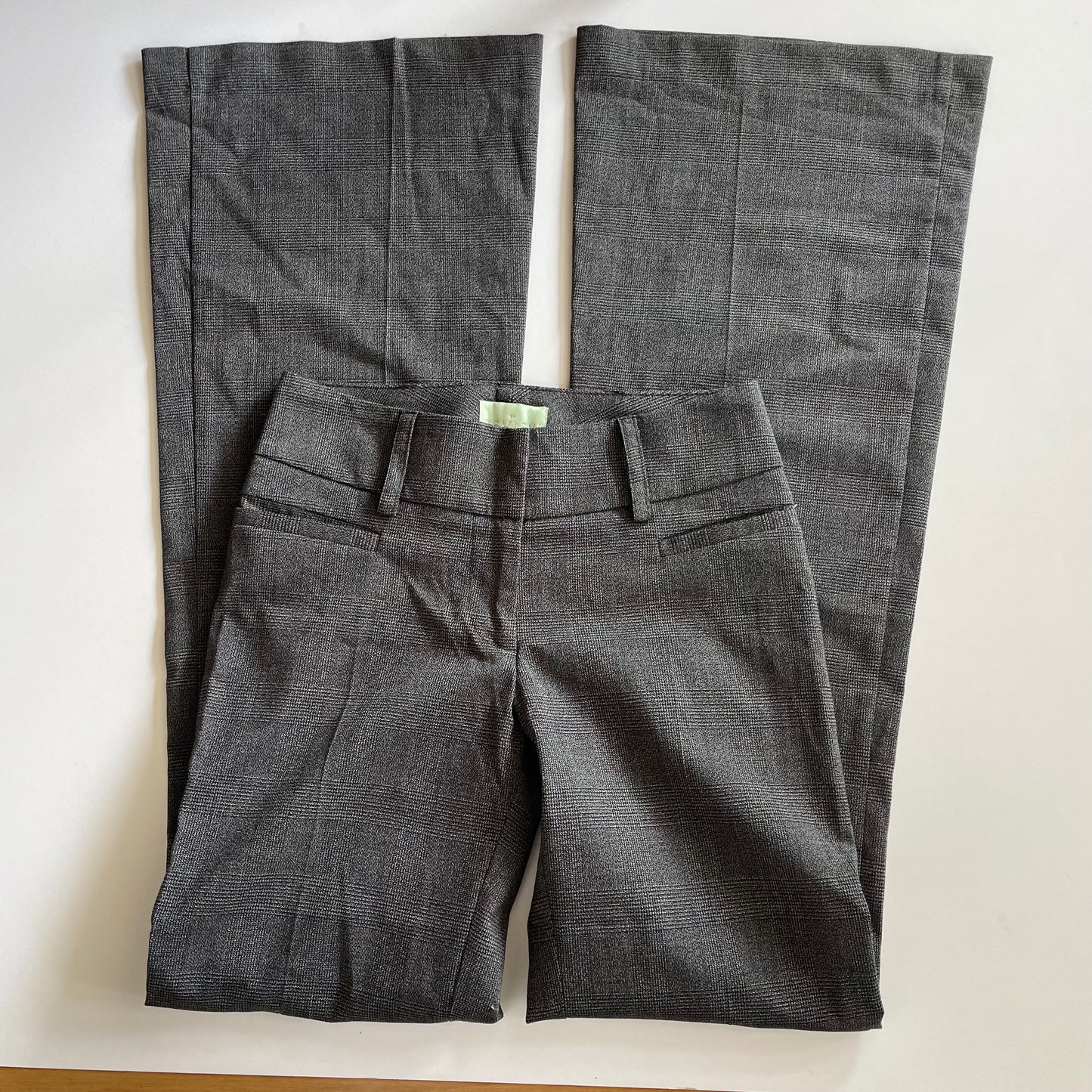 dead-stock low rise flared trousers