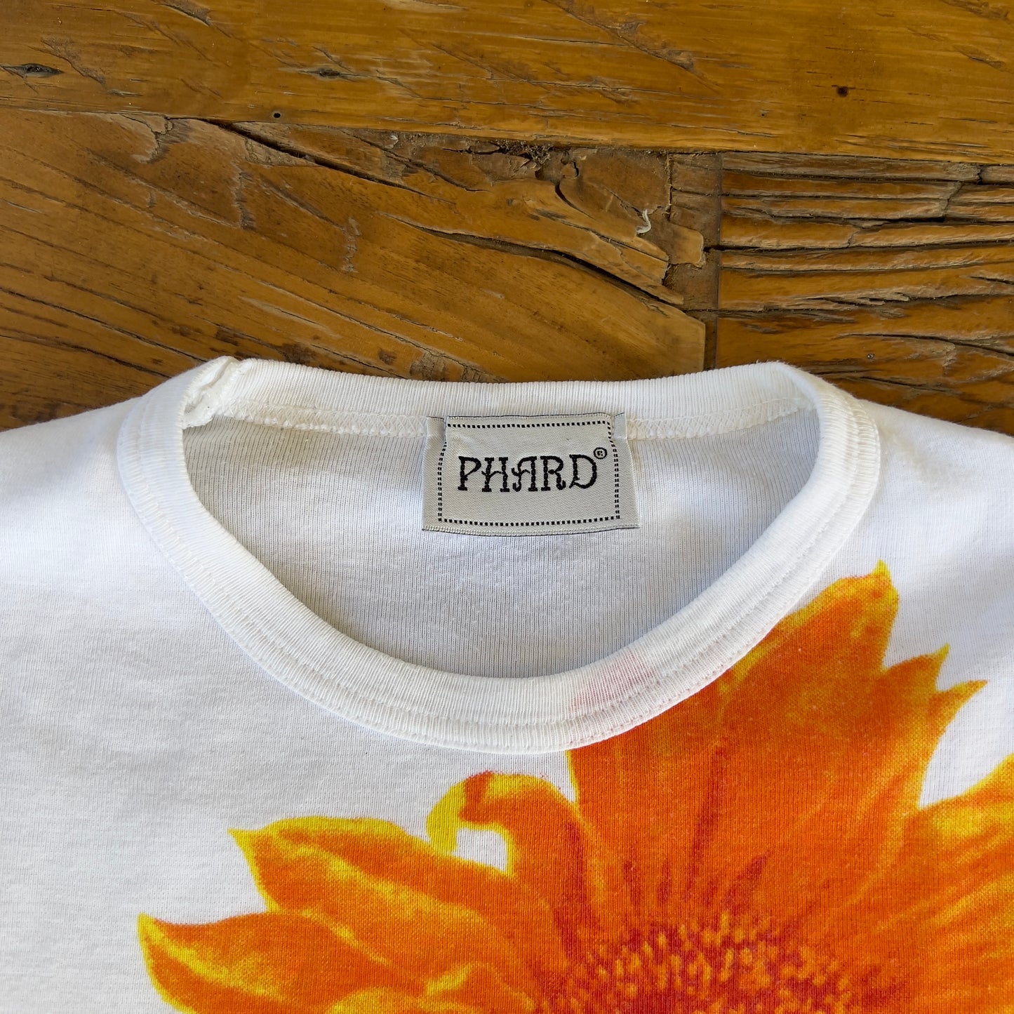 graphic flower tee