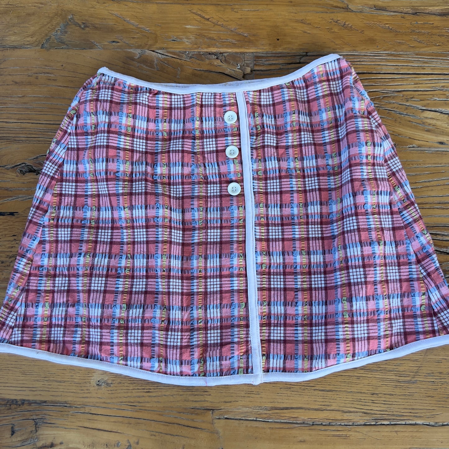 y2k plaid mini skirt