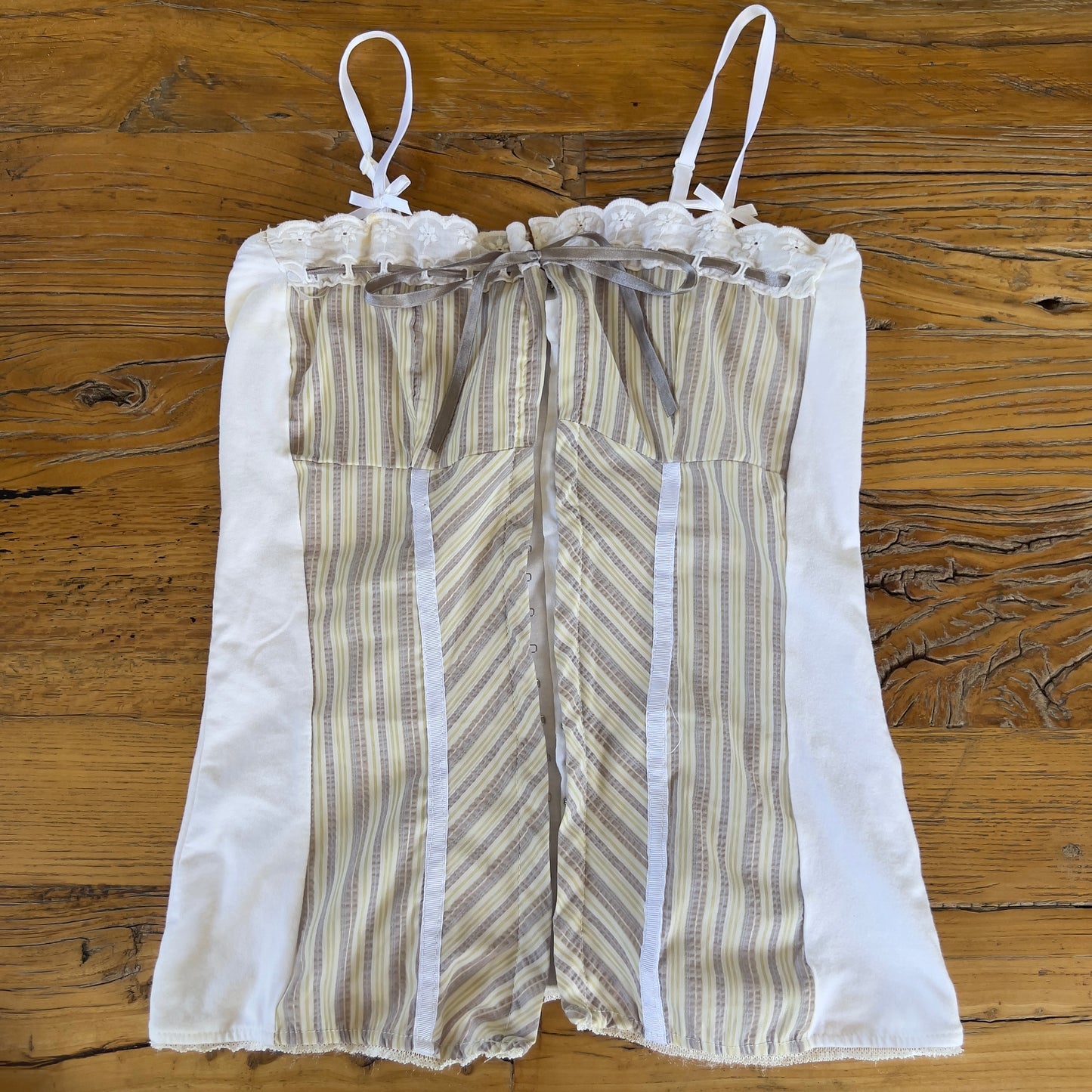 stripy print cami