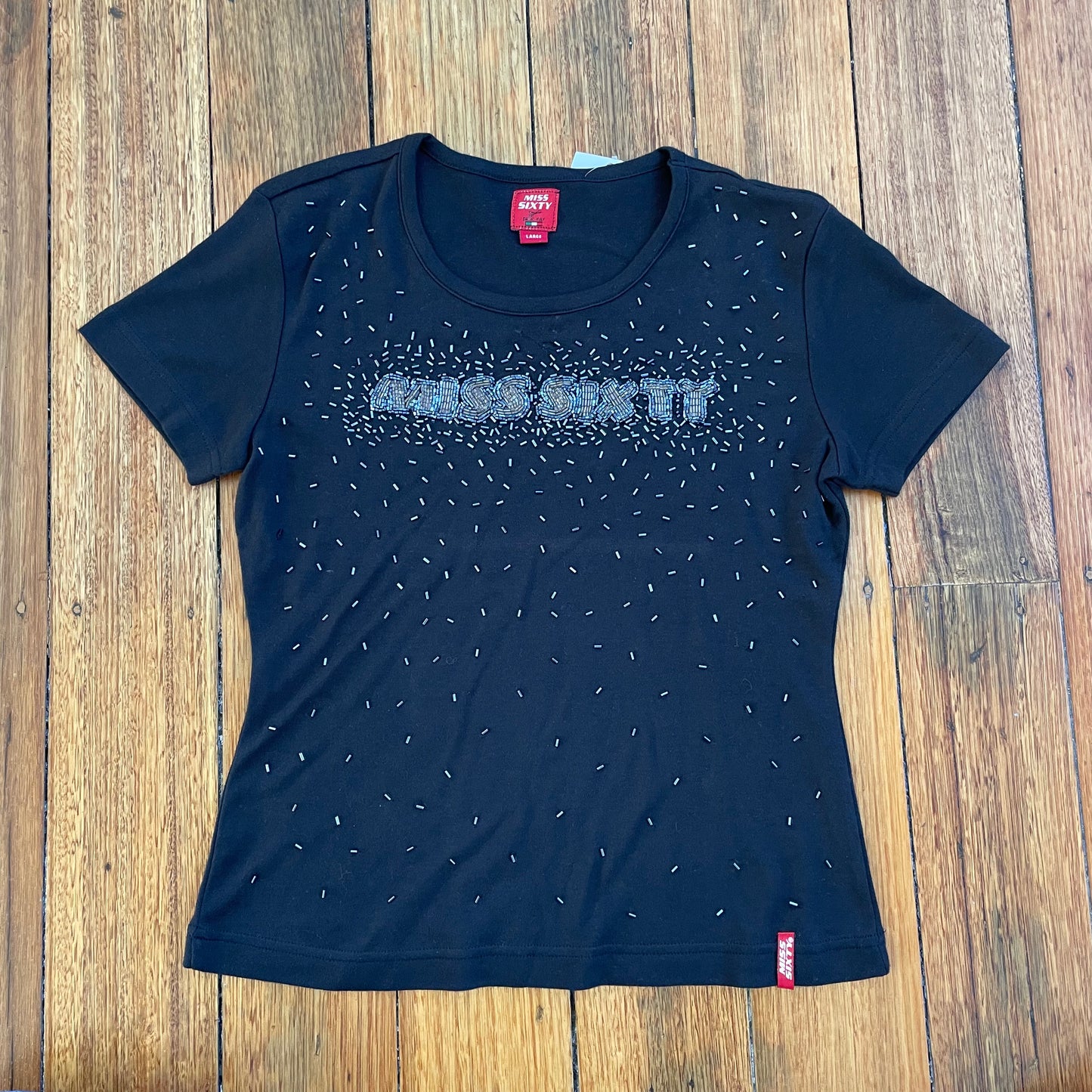 beaded baby tee
