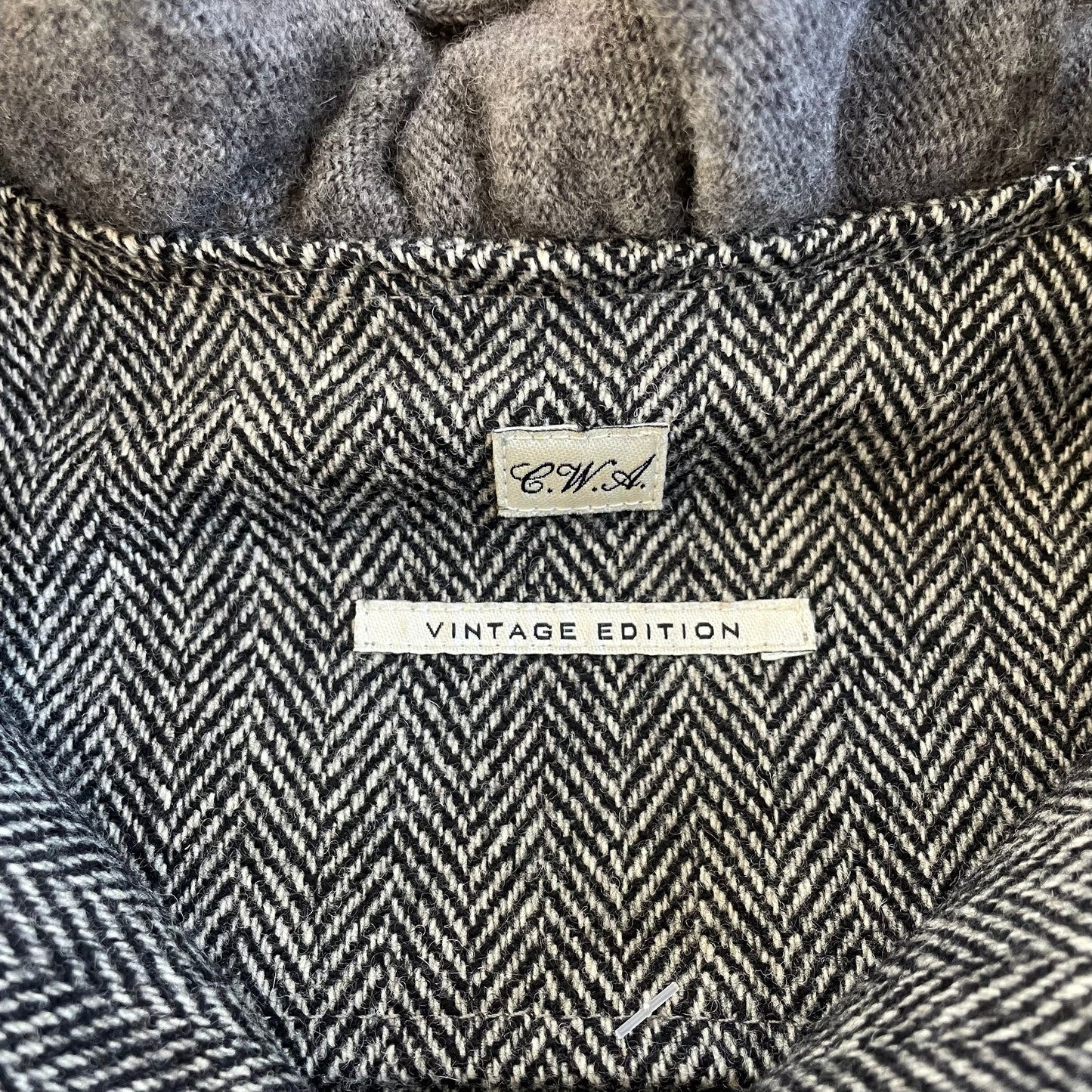 grey wool knit sweater