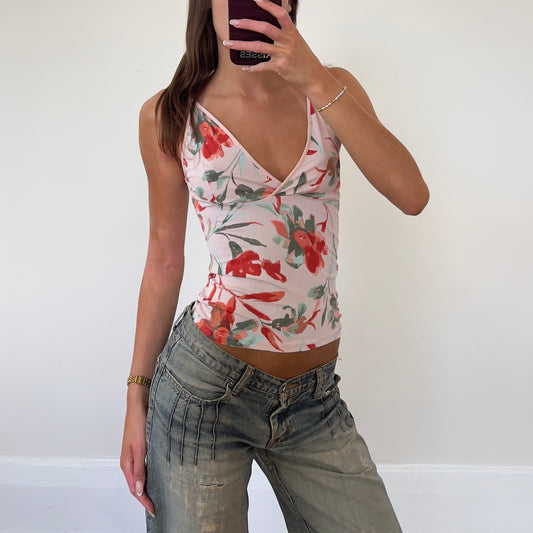 floral print cami