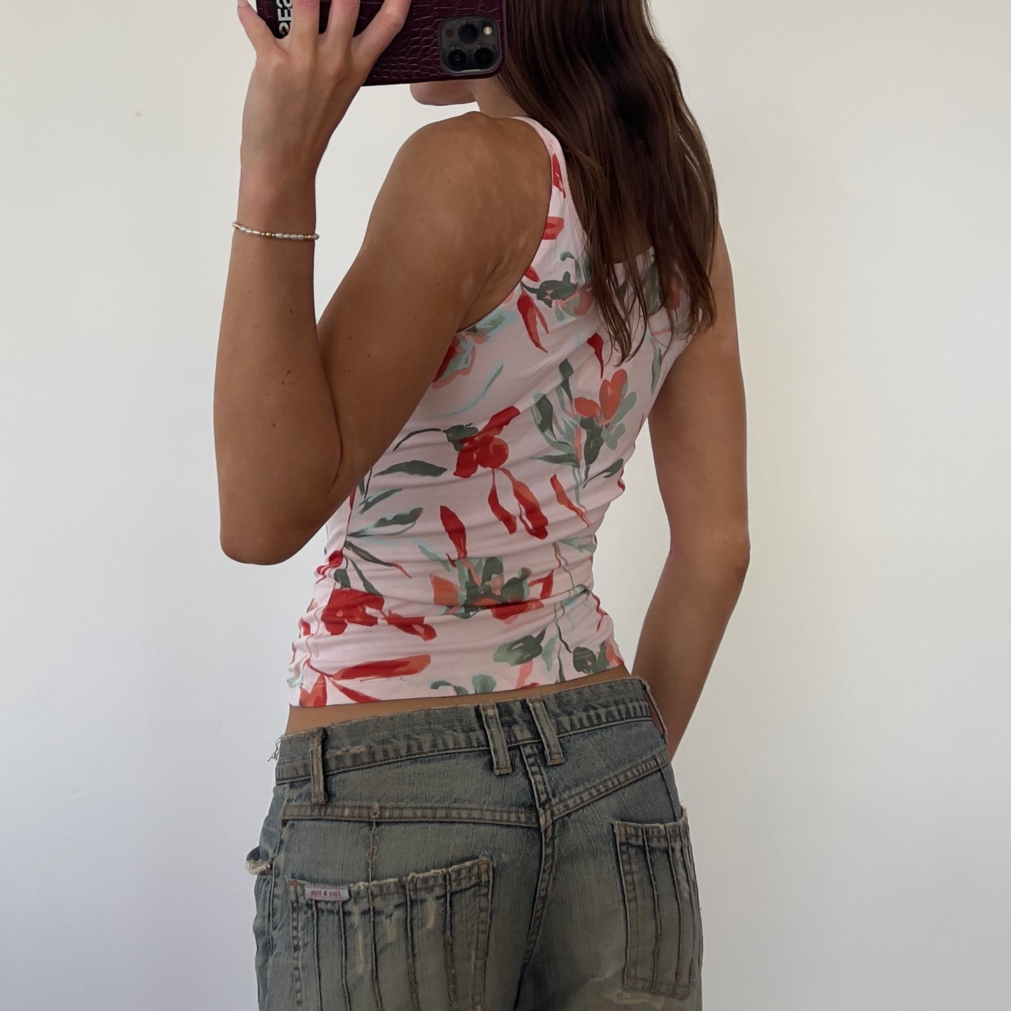 floral print cami
