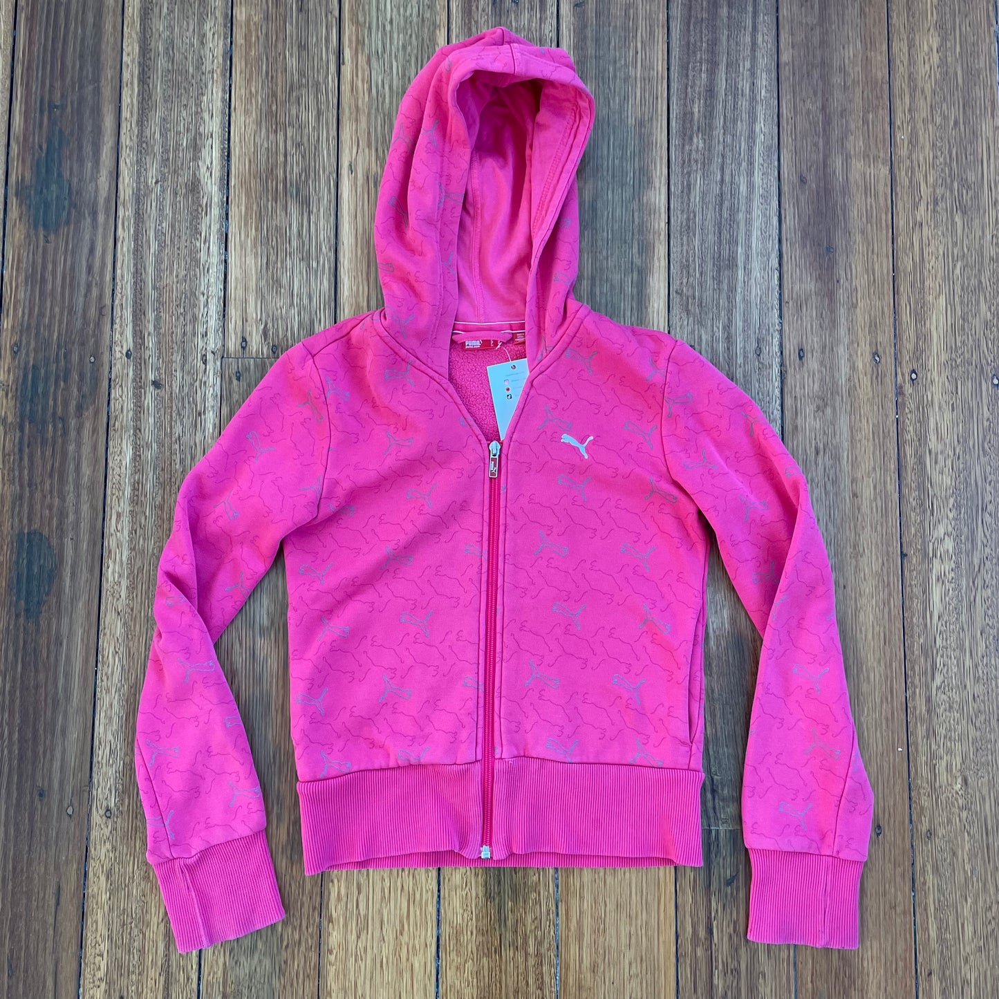 hot pink Puma zip up