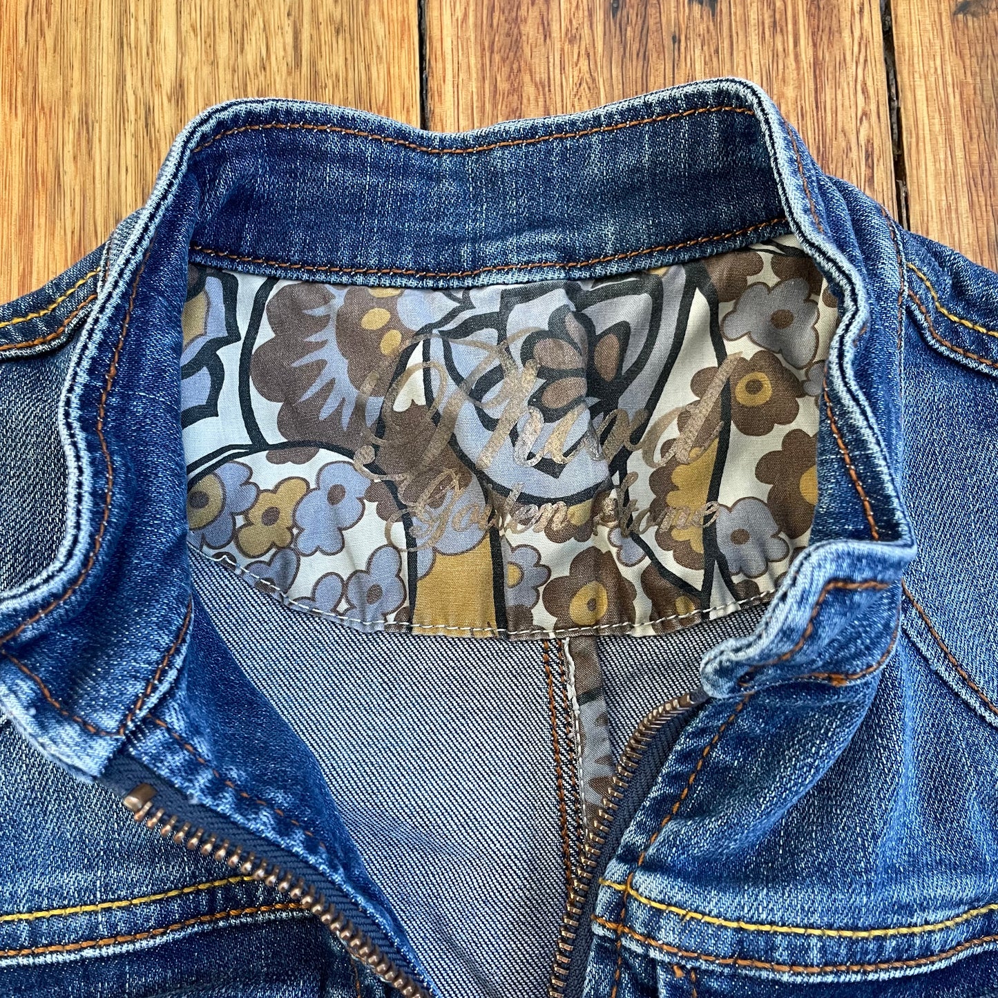 cropped denim jacket