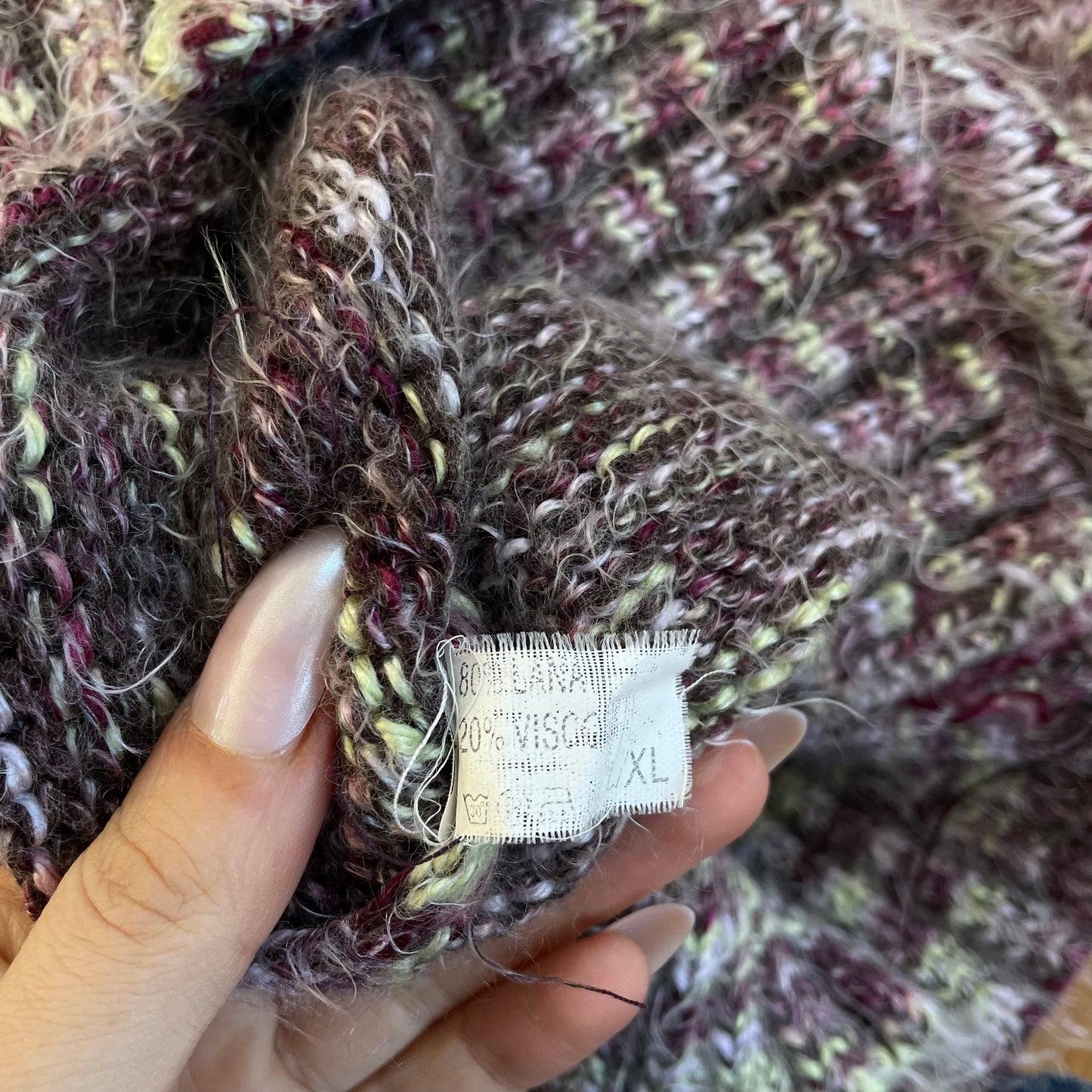 wool zip up knit