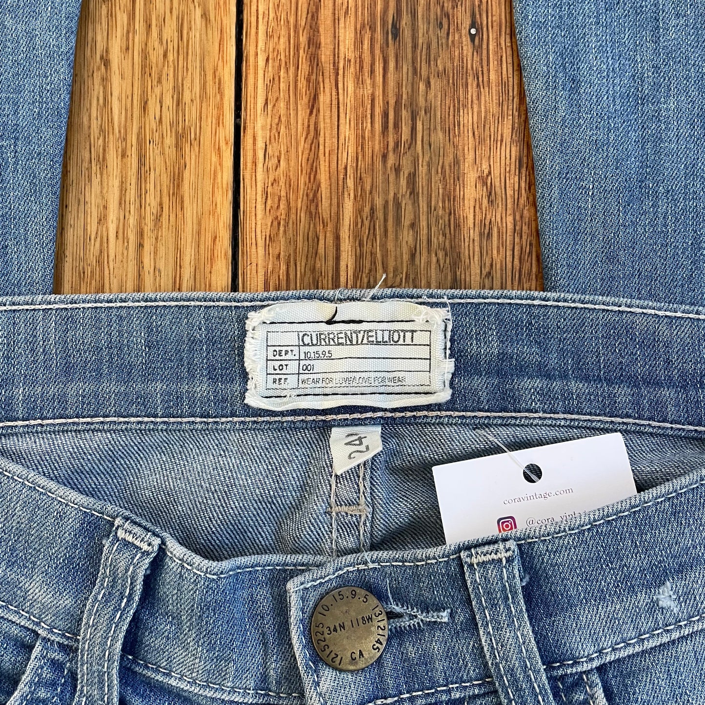 low rise flared jeans