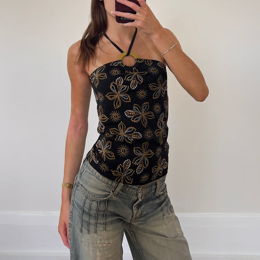 floral halter top