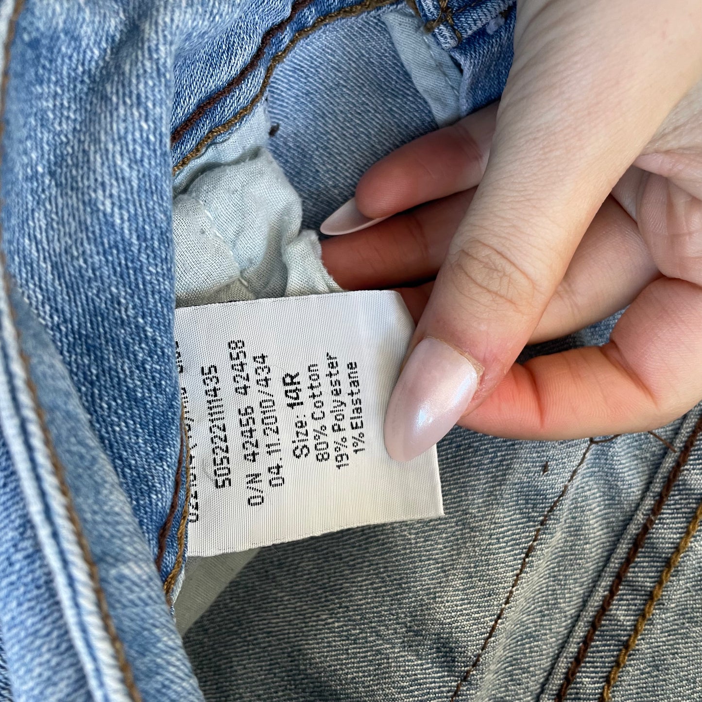 light denim flared jeans