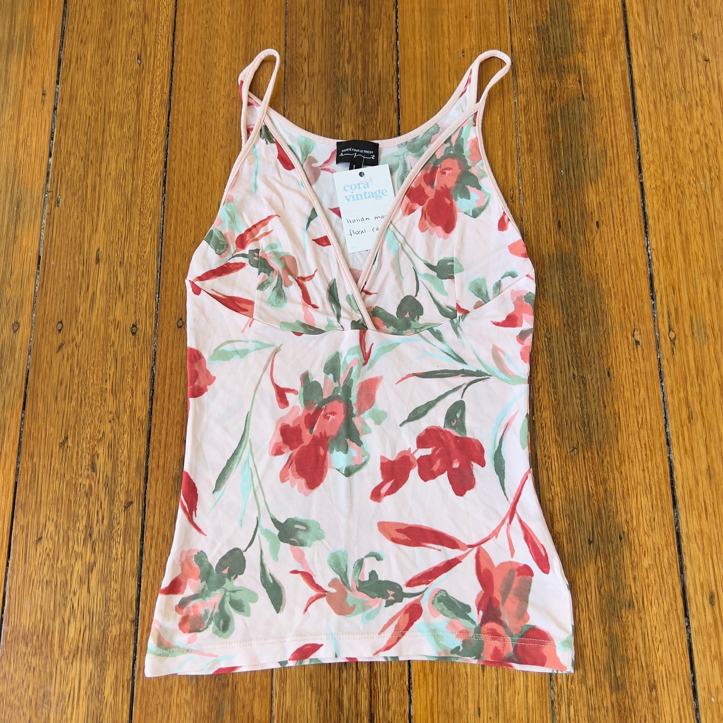 floral print cami