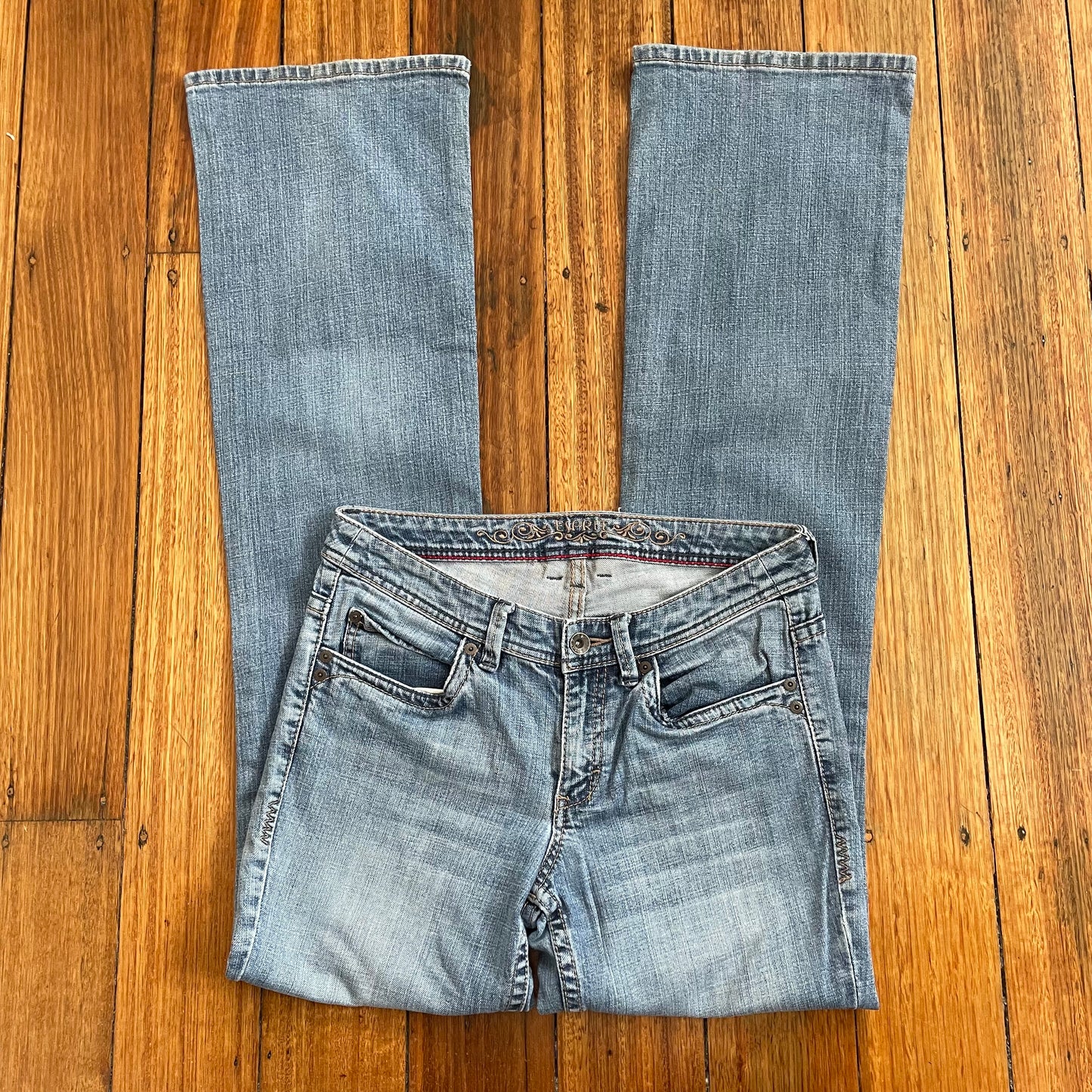 bootcut denim jeans