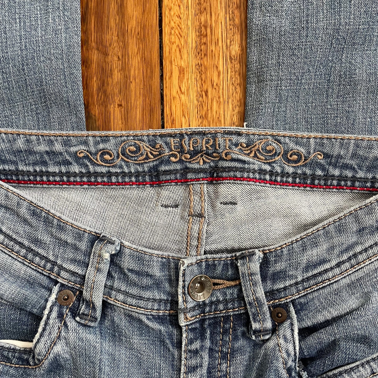 bootcut denim jeans