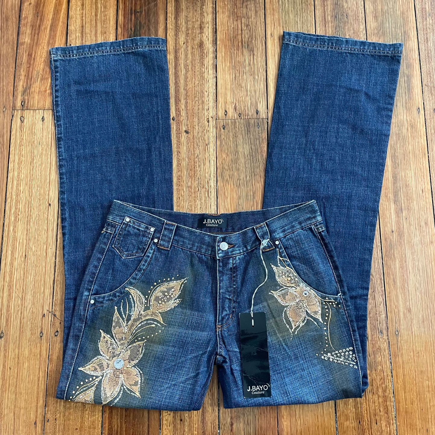 deadstock sequin jeans
