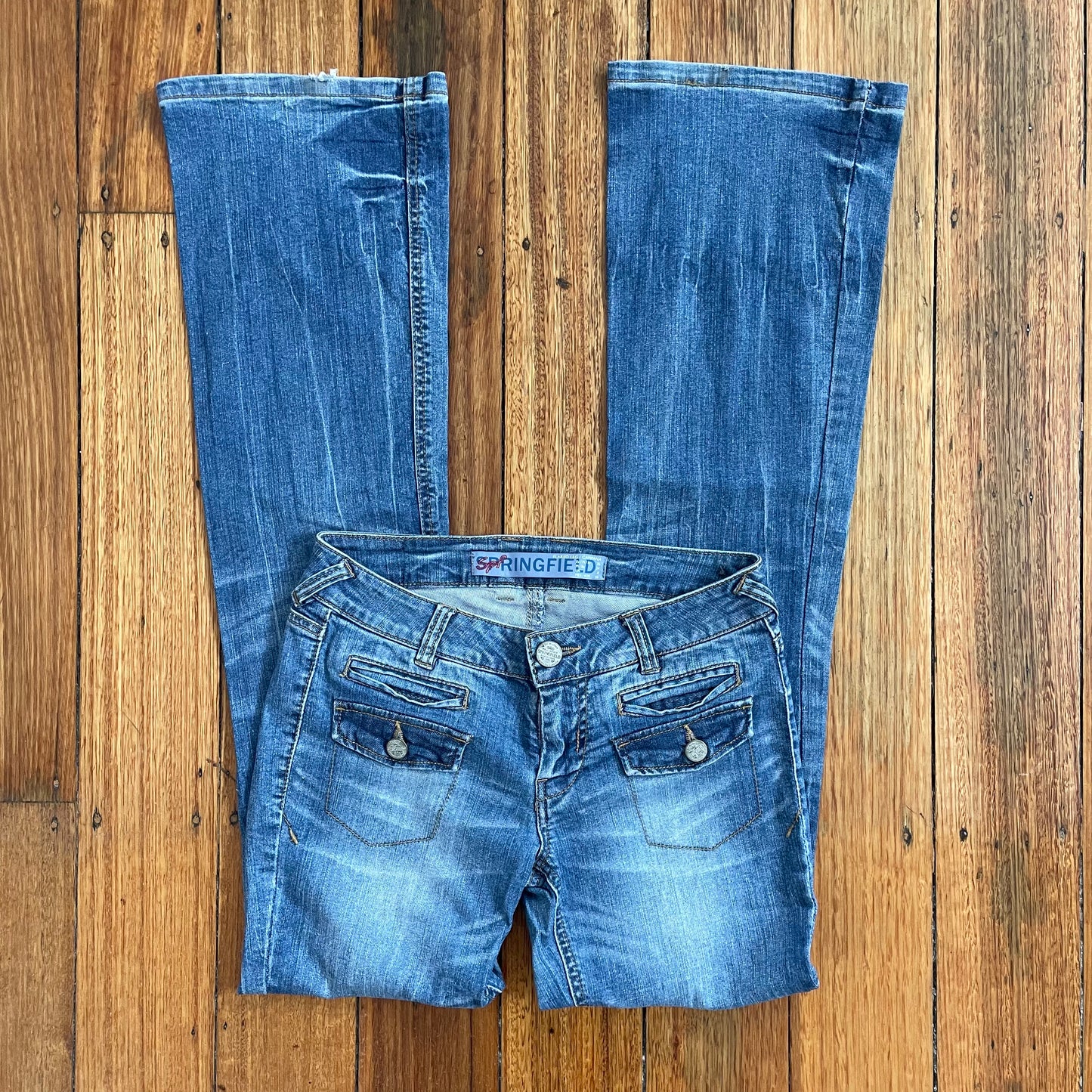 low rise bootcut jeans