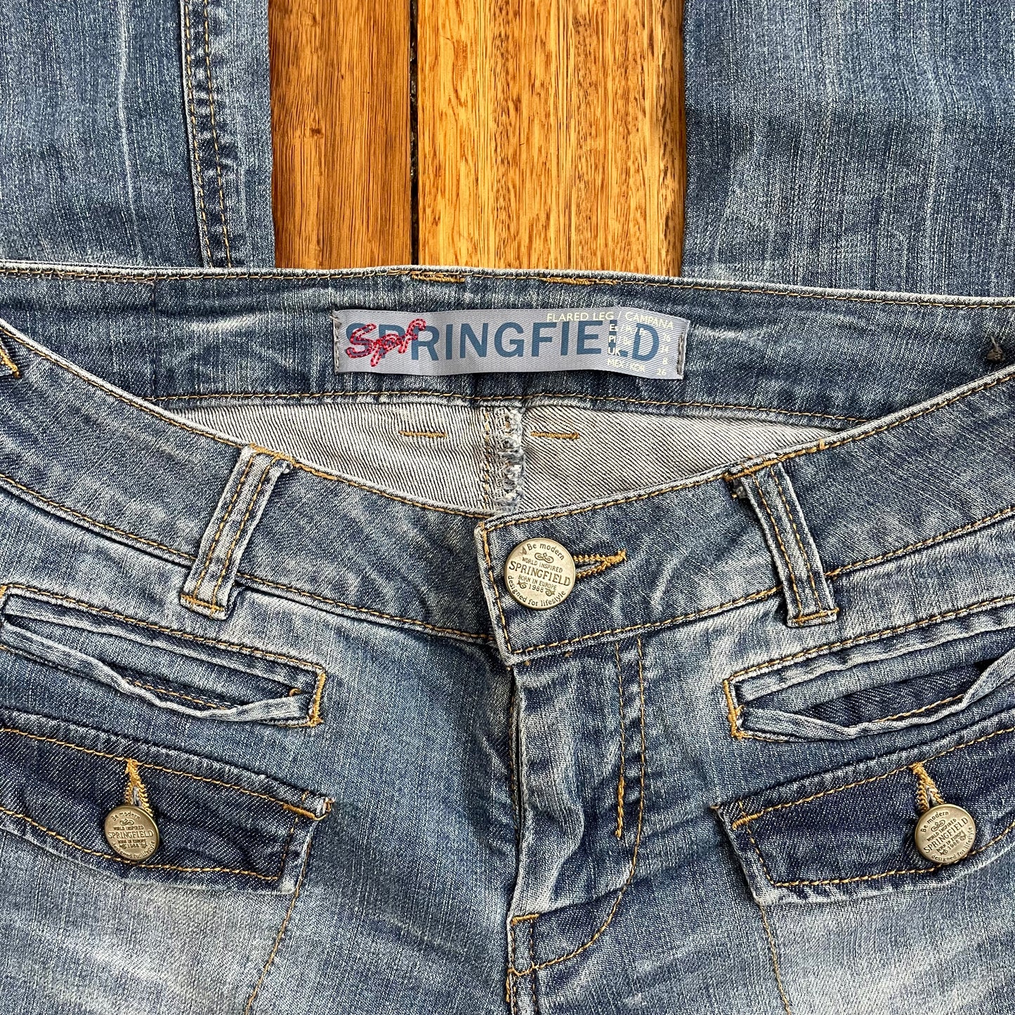 low rise bootcut jeans