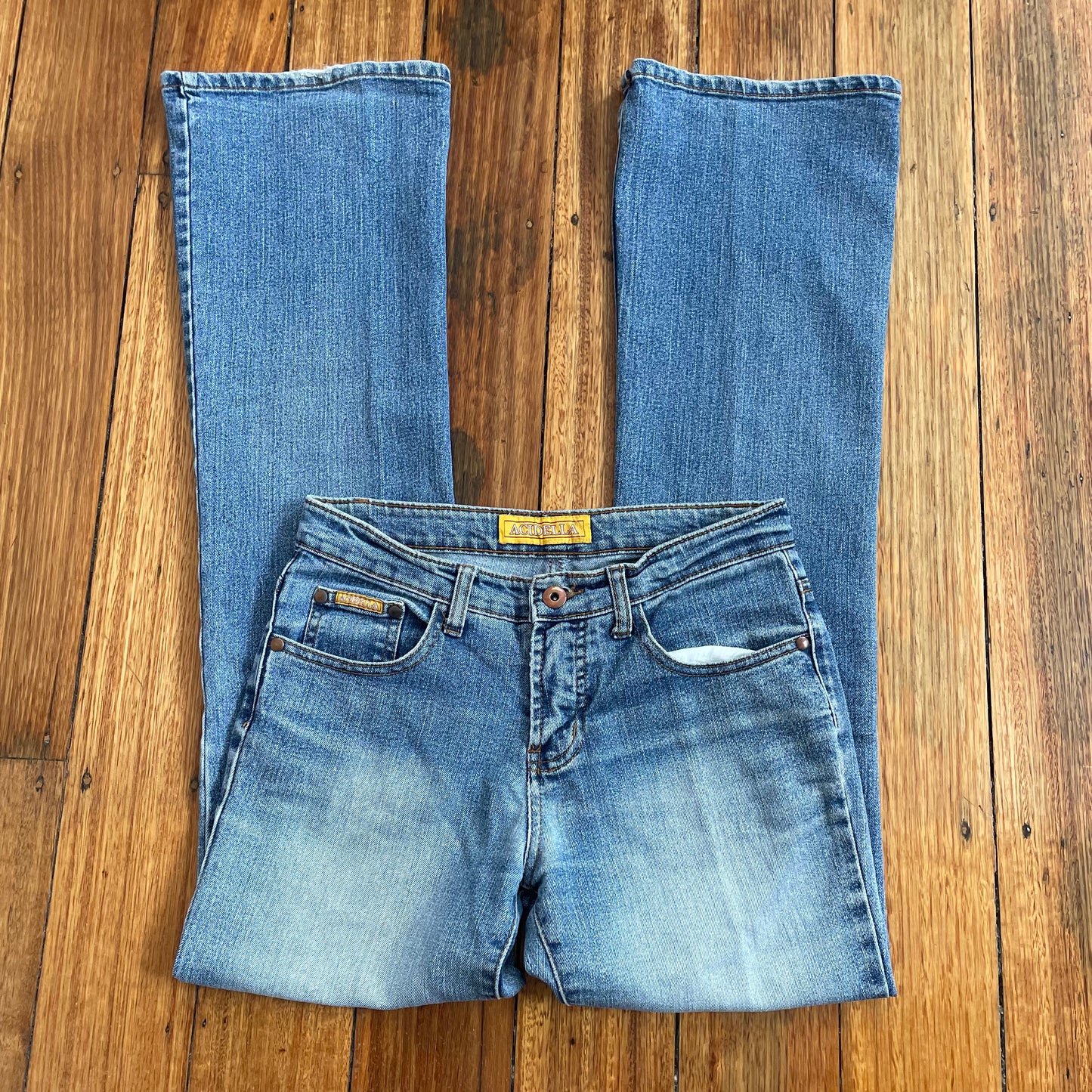 bootcut denim jeans