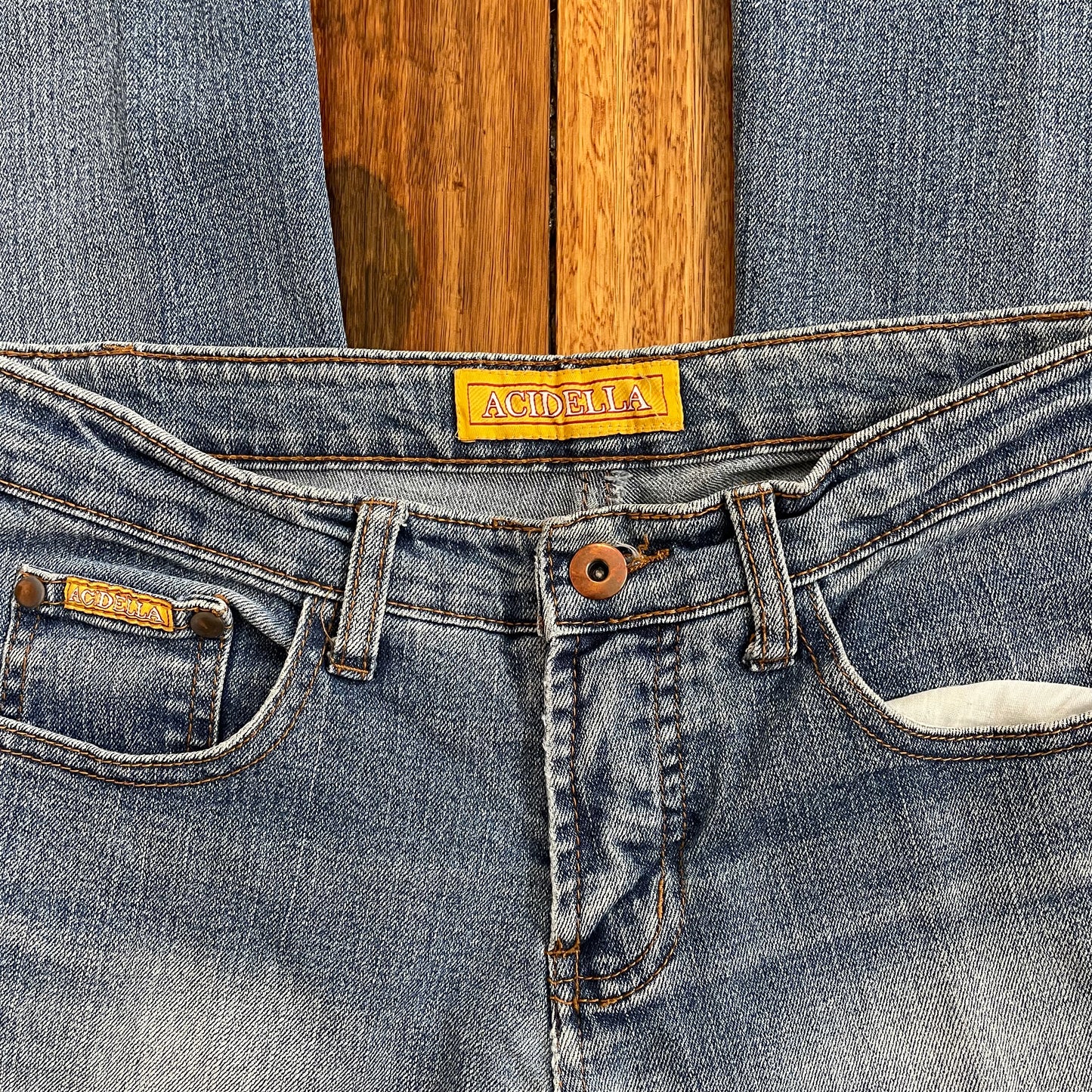 bootcut denim jeans