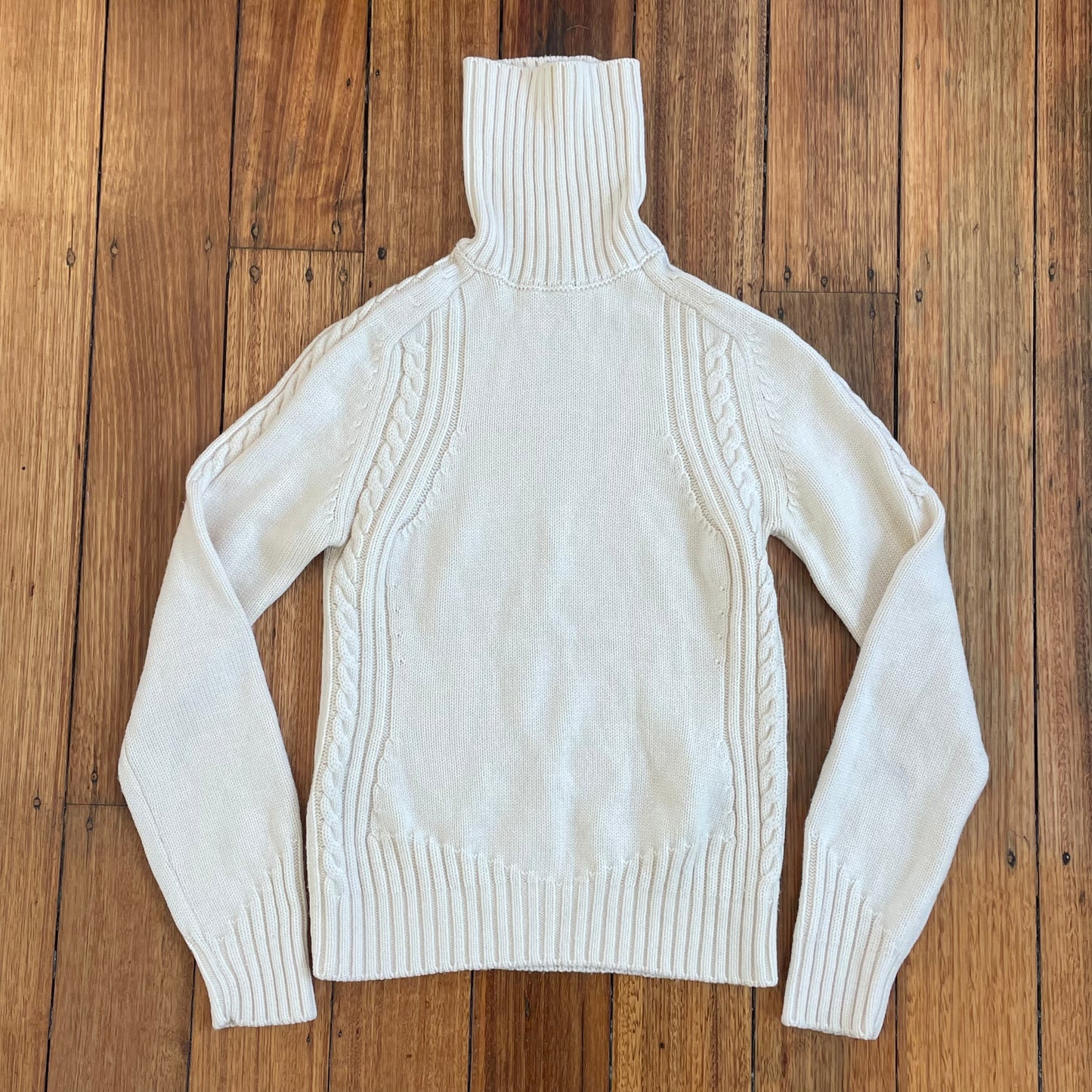 cream Moncler wool sweater