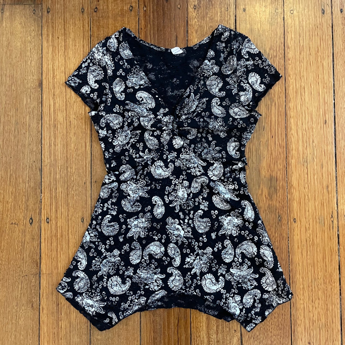 paisley lace top