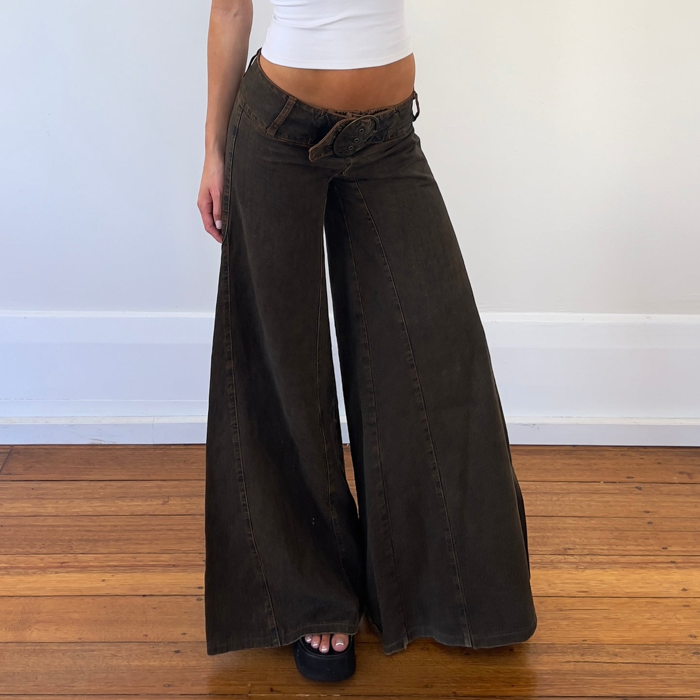 ultra wide leg jeans