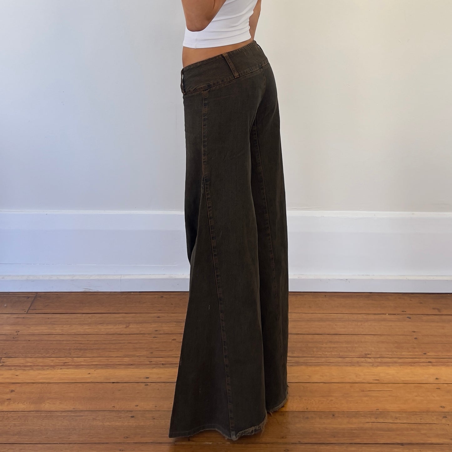 ultra wide leg jeans