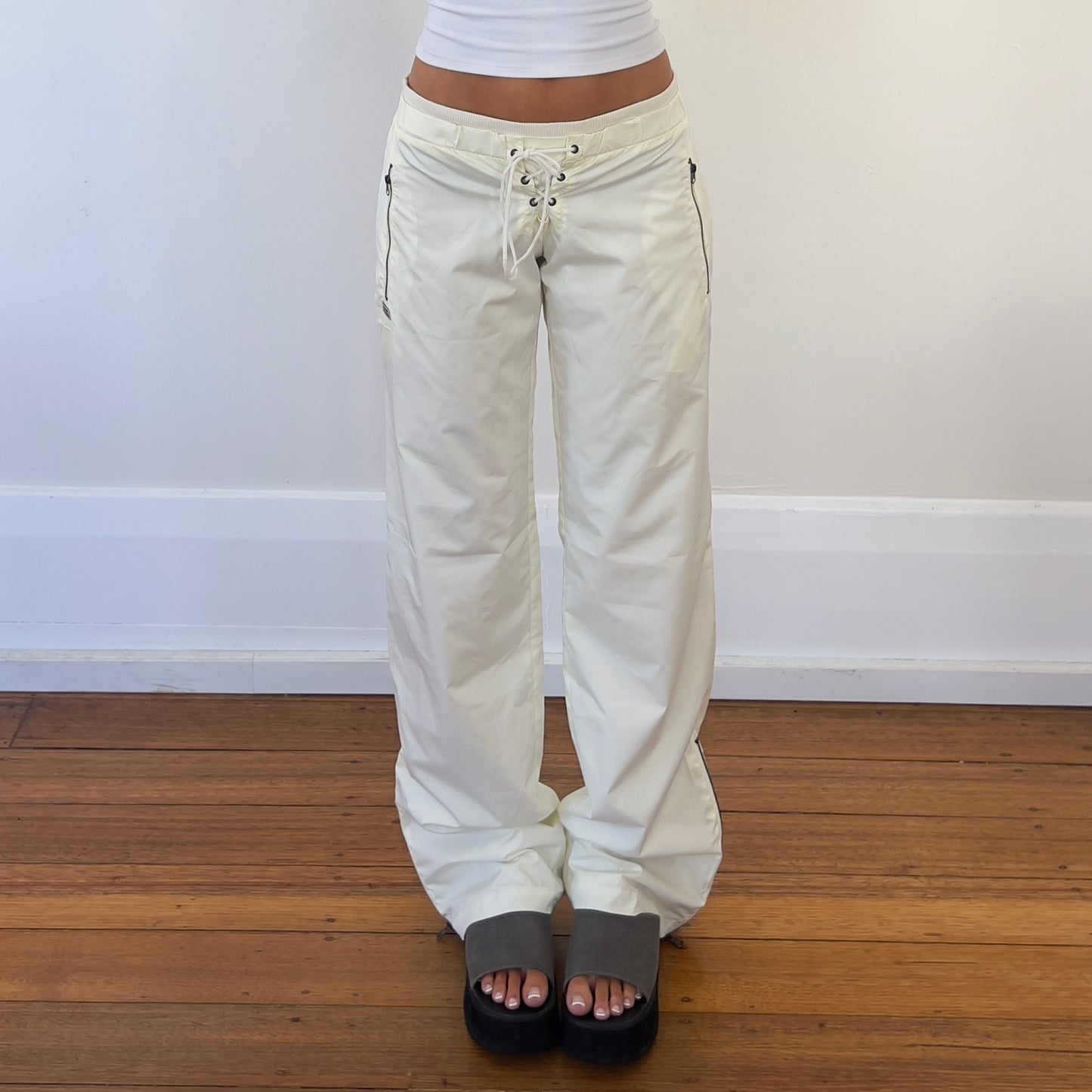 Miss Sixty lace up spray pants