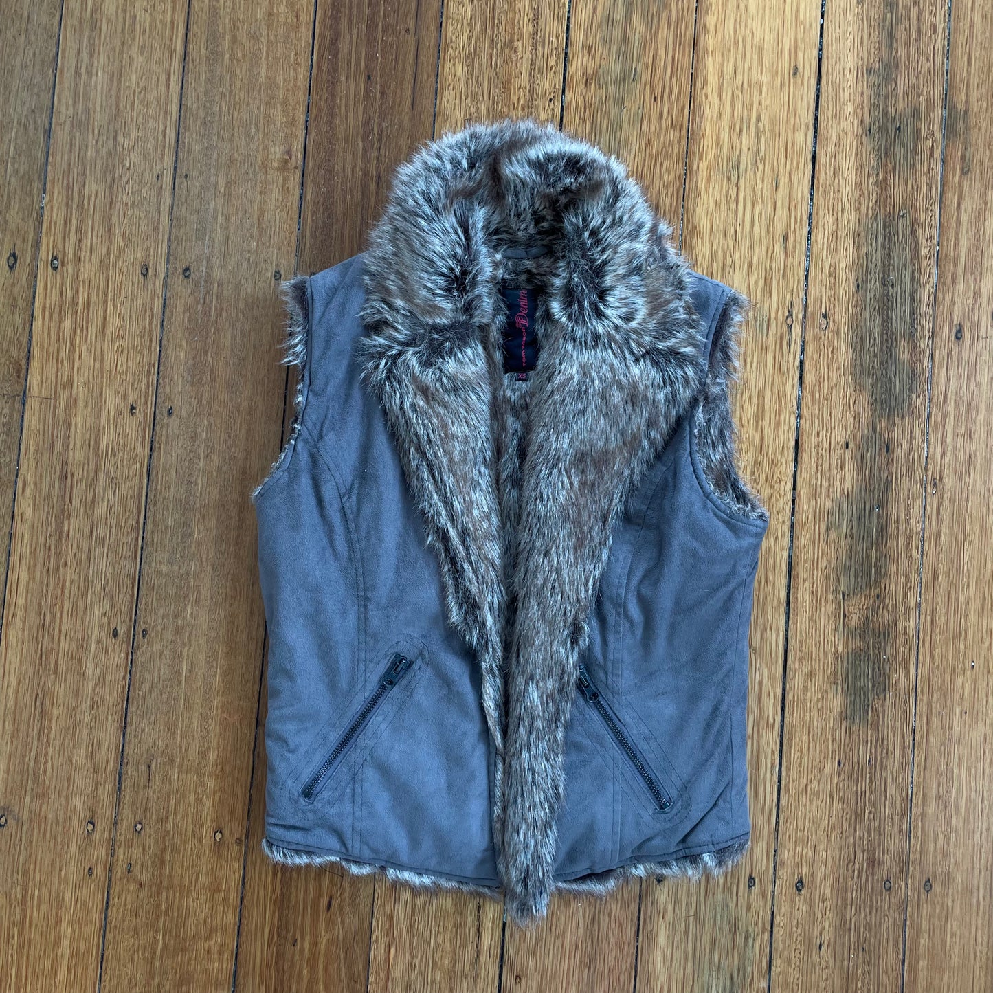 faux fur vest