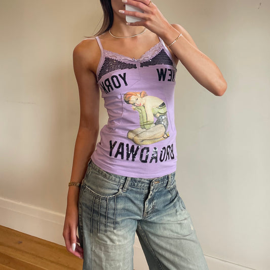 vintage graphic cami