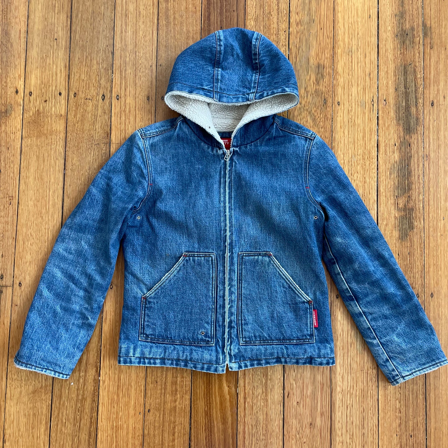 denim sherpa lined jacket