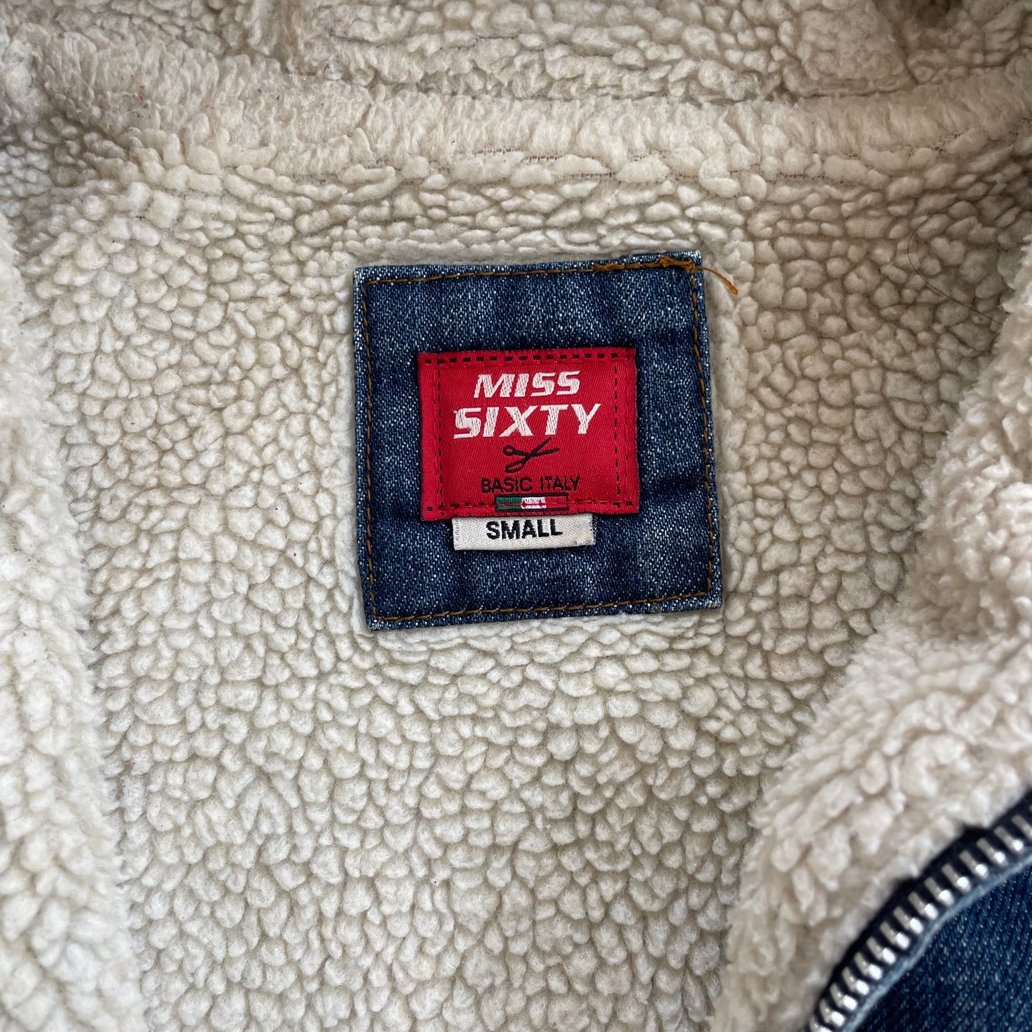 denim sherpa lined jacket