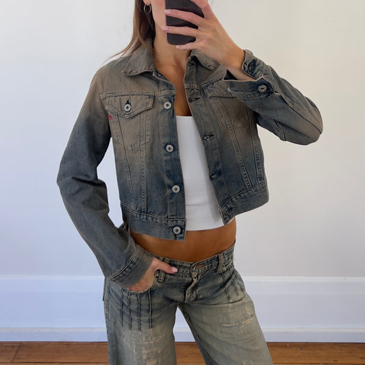 button up denim jacket