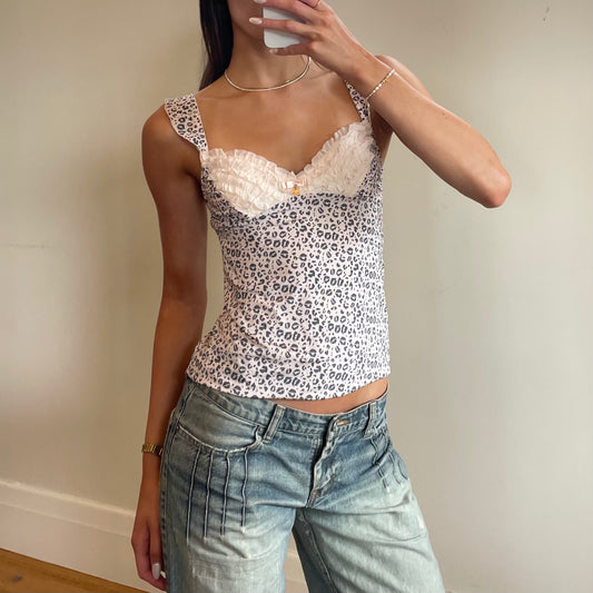 animal print cami