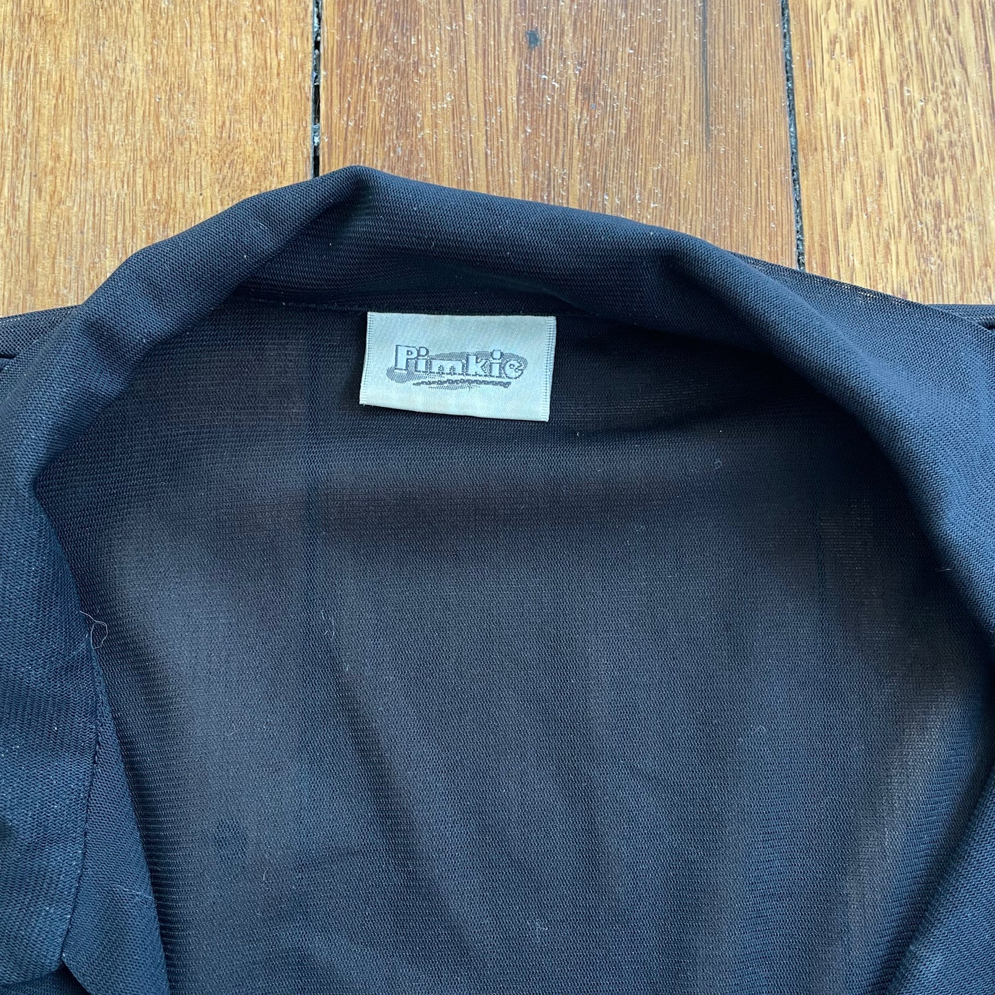 black sheer shirt