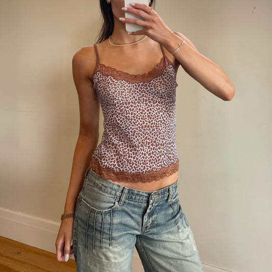 animal print cami