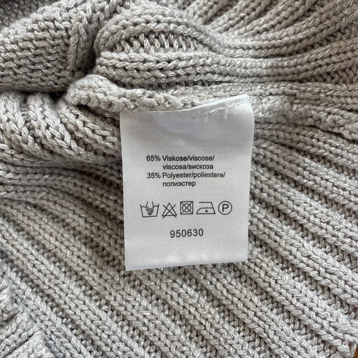 grey boat-neck knit