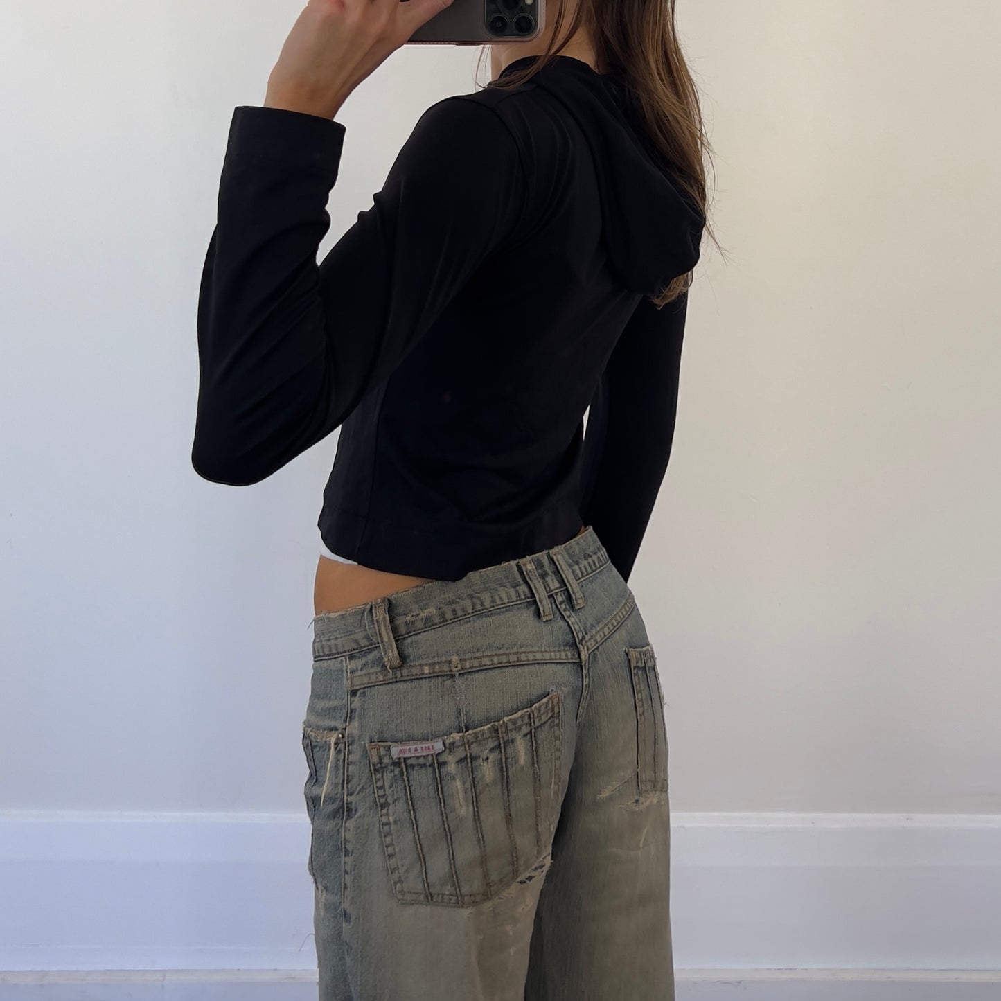 black zip ip jacket