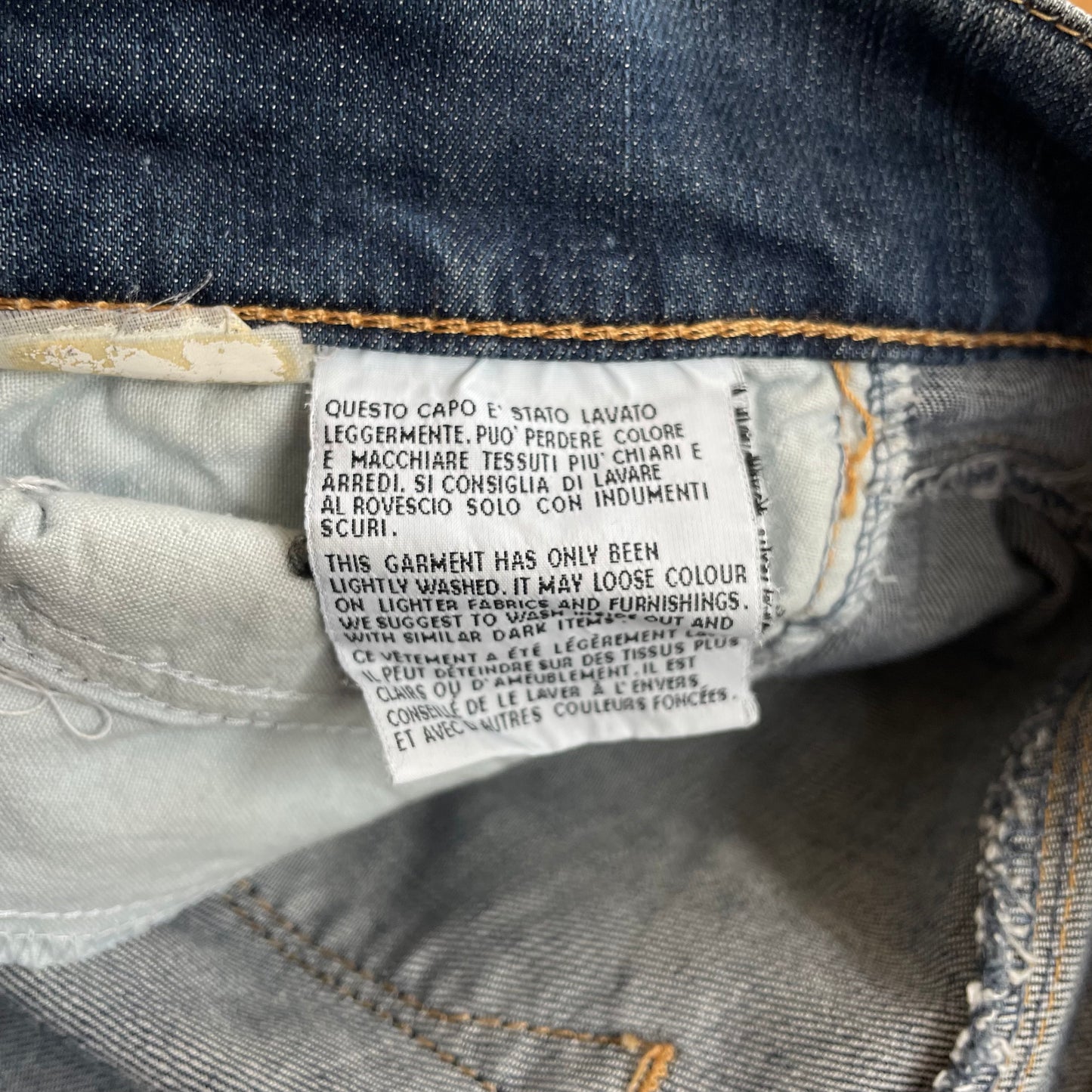 dark wash flared jeans