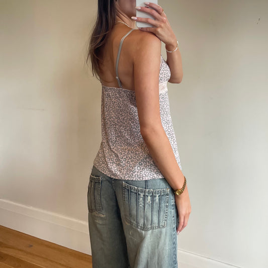 leopard print cami