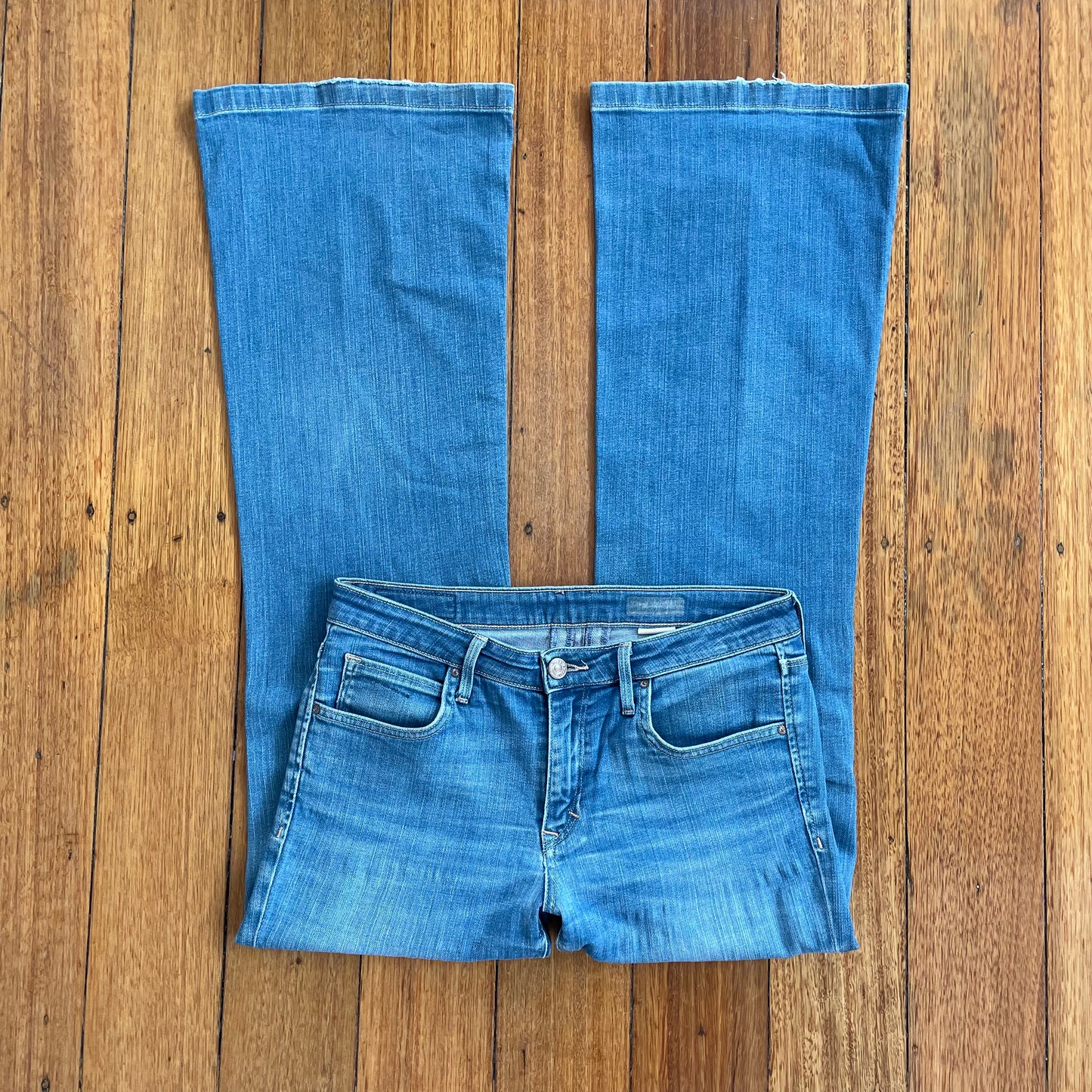 wide leg denim jeans