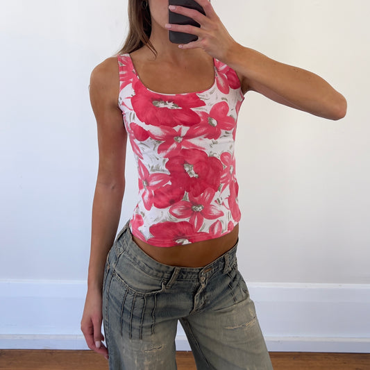 floral tank top