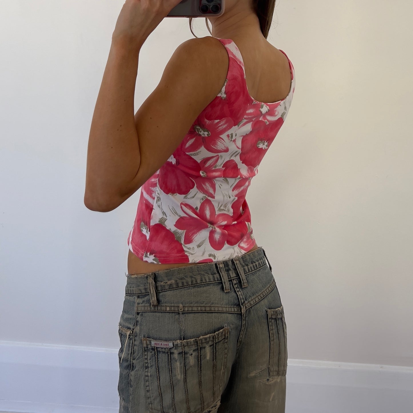 floral tank top